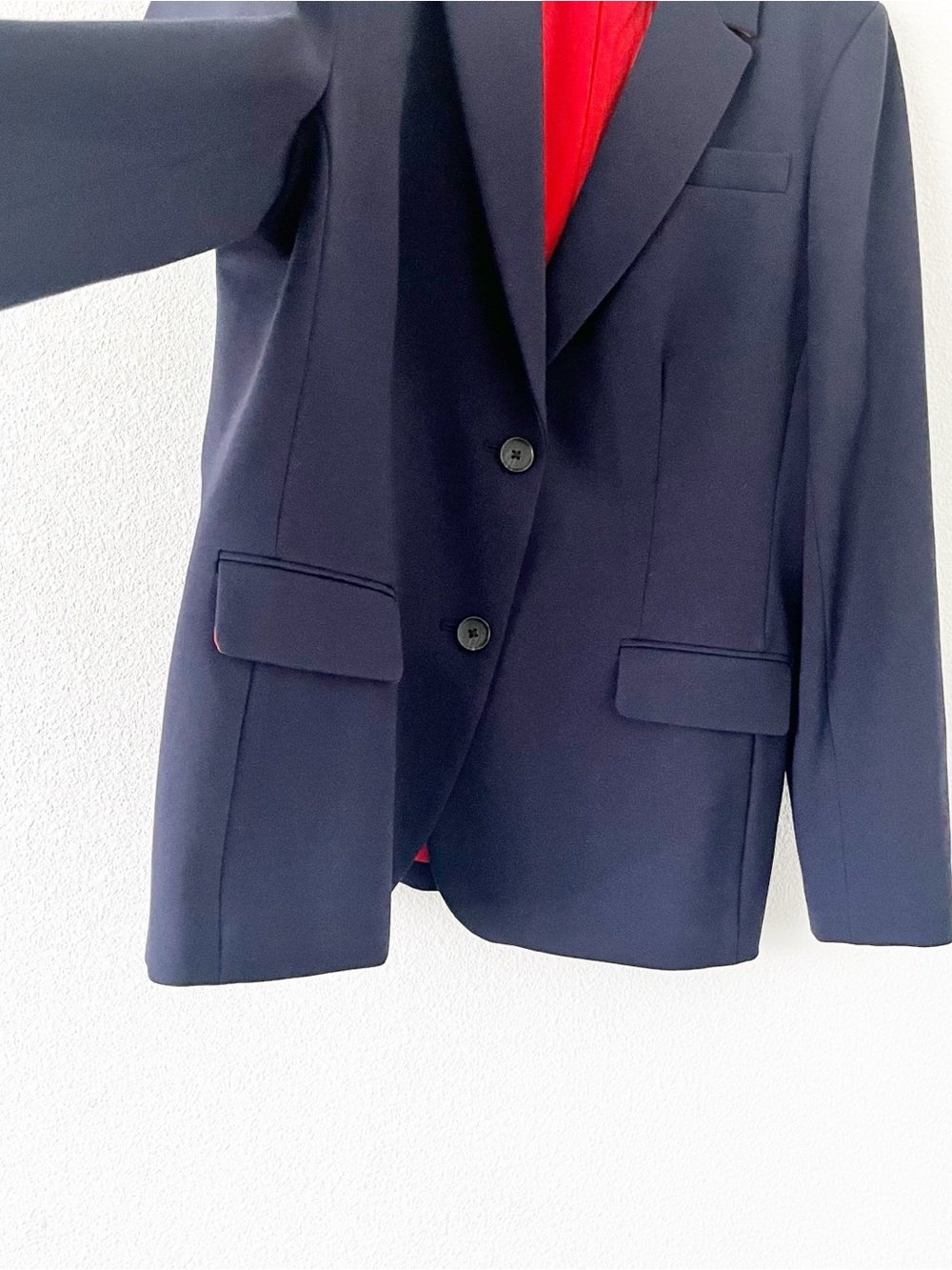 Boden Navy Blue Business Casual Career Office Chic Tailored Blazer Jacket - Picture 5 of 9